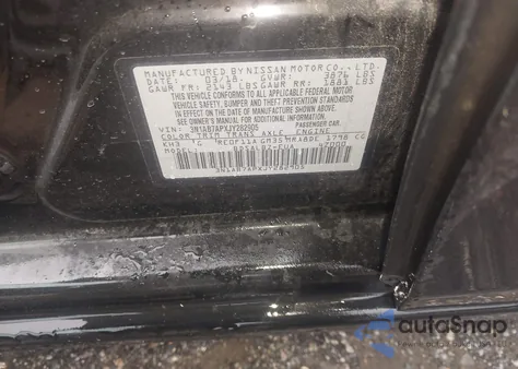 2018 Nissan Sentra S from USA, damaged, VIN 3N1AB7APXJY282905